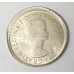 AUSTRALIA 1963 . SIXPENCE . ERROR . MIS-STRIKE . OFF CENTRE